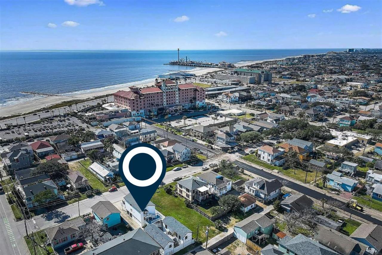 Soleil House - Unit C Villa Galveston Eksteriør bilde